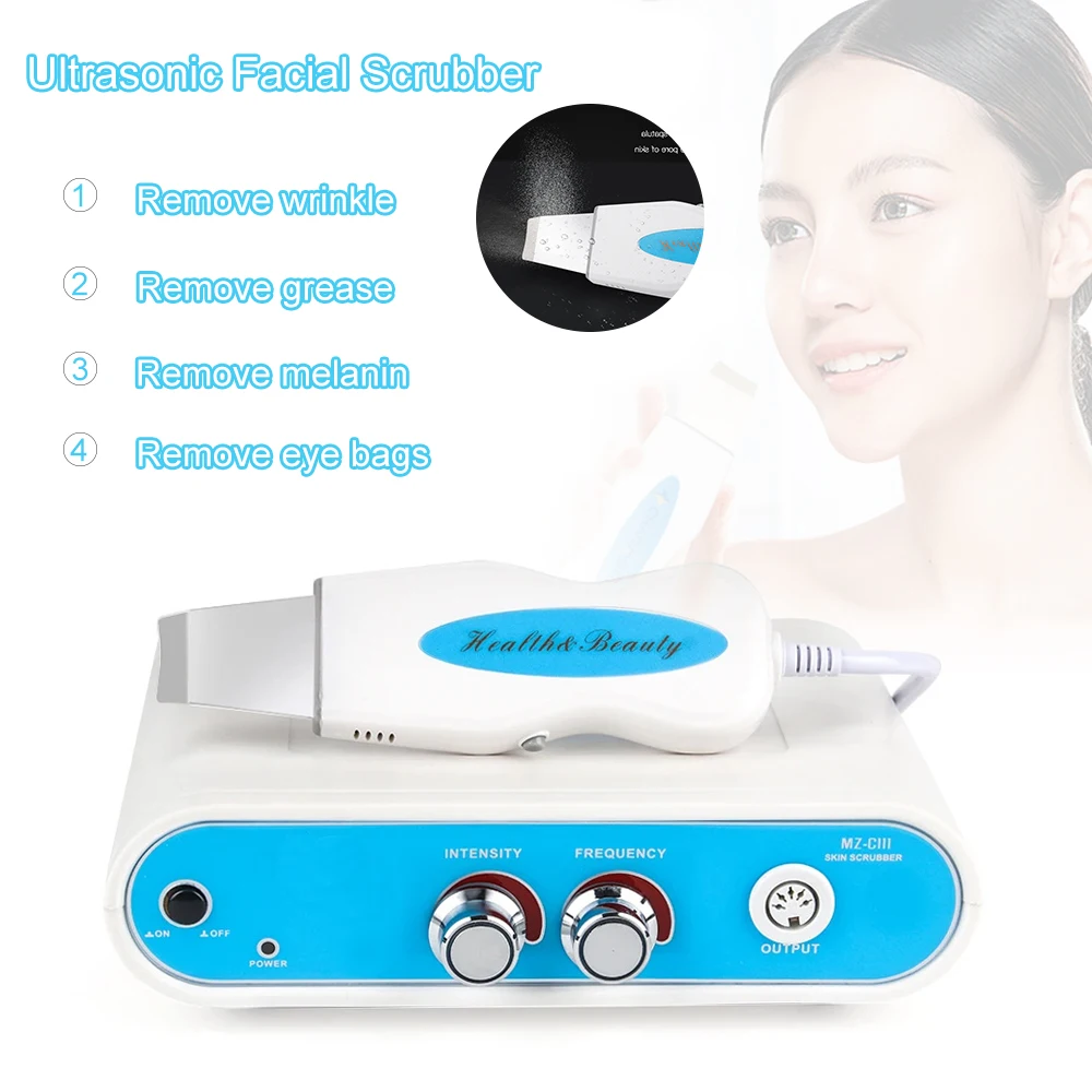 AOKO Ultrasonic Facial Deep Cleaning Device Anti-wrinkle Blackhead Removal Face Lifting Skin Tightening Skin Care Peeling Tools