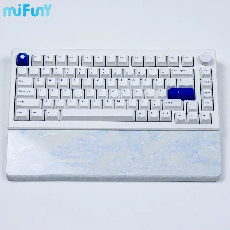 

Quartz Keyboard Wrist Rest for Rainy75 Wrist Pad Custom Anti Slip Base FILCO HHKB IKBC Desk Mat Mechanical Keyboards Hand Rest