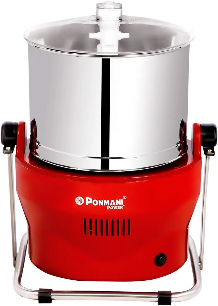 (110V) - 3Ltr Tilting Wet Grinder (225W Copper Motor, Red)