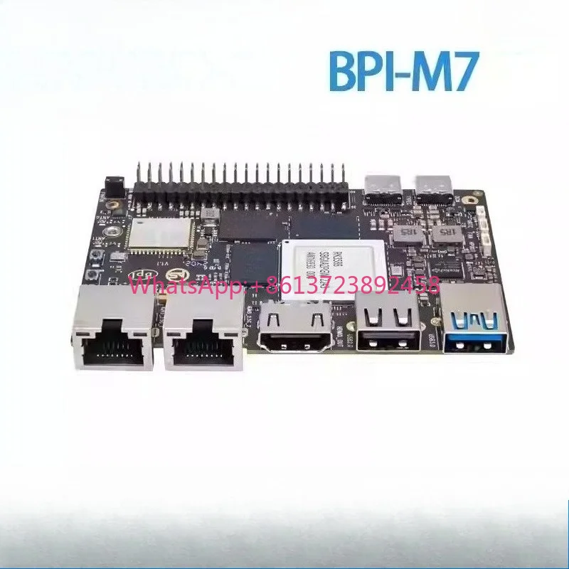 Carte de développement BPI-M7 RK3588 PI-co ITX ArmSom Sige7 GPU 5 canaux 4K UI, double Ethernet 2.5G, prise en charge du Wi-Fi 6