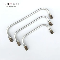 20cm 25cm 30cm Bag Frame For Purse Doctor  Metal Aluminium Tube Handle Accessories Clutch Parts 3 Colour