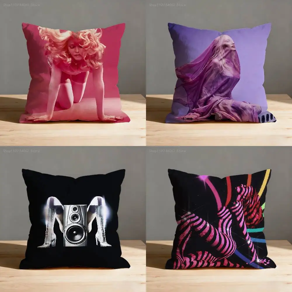 M-MadonnaS C-Confessions ii Pillow Case For Sofa Decor Car Office Room Printing Cushion Cover Decorations and Protector