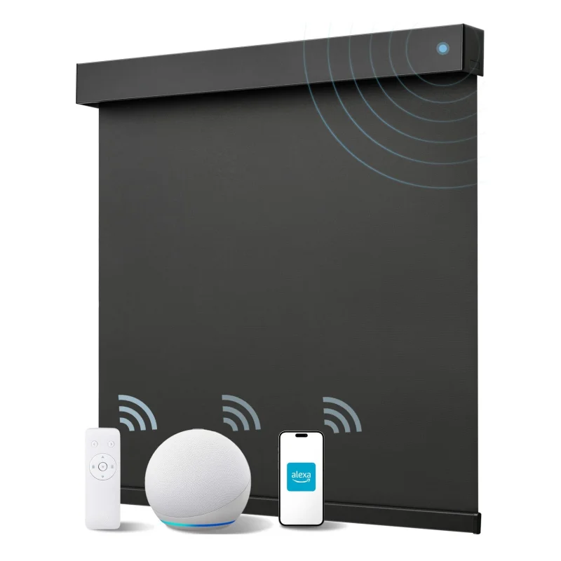 High Quality China Factory Wholesale Heat Insulation Blackout Smart Electric Motorized Roller Blinds For Windows