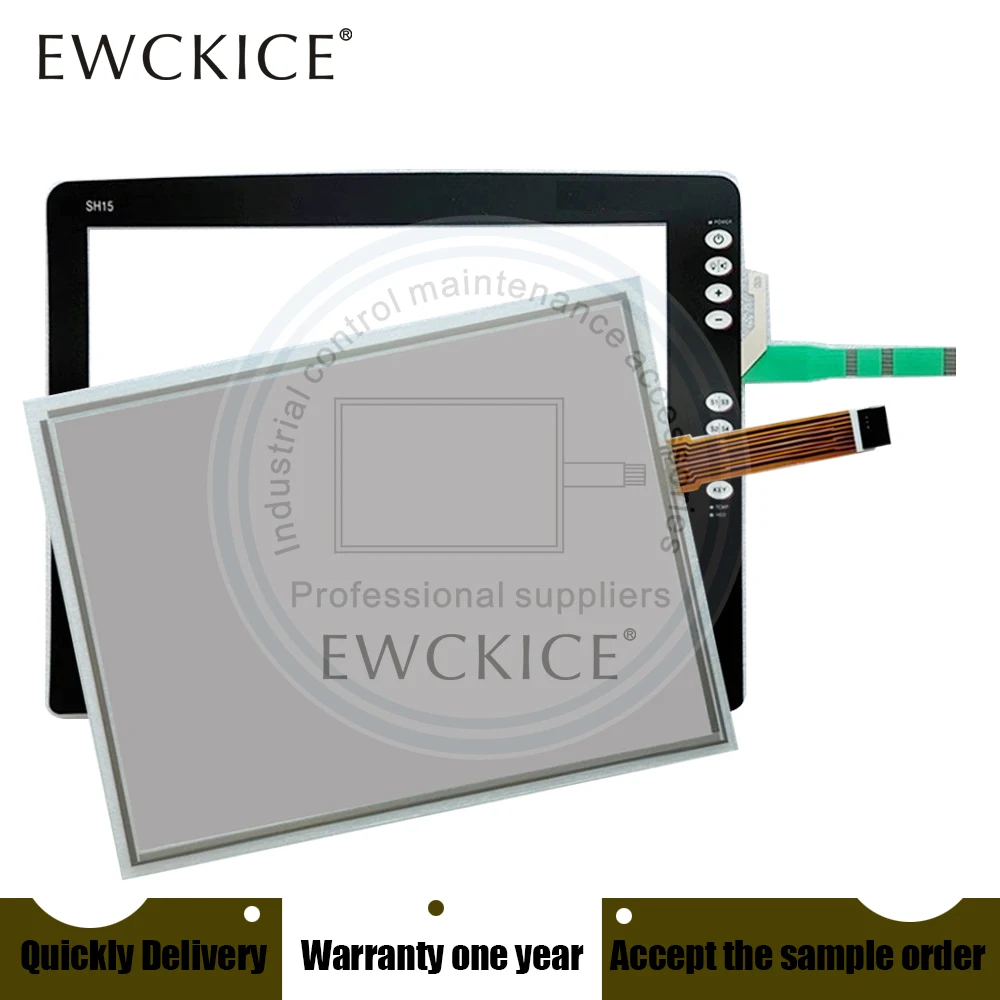 NEW SH15 HMI PLC Industry Touch screen AND Membrane keypad