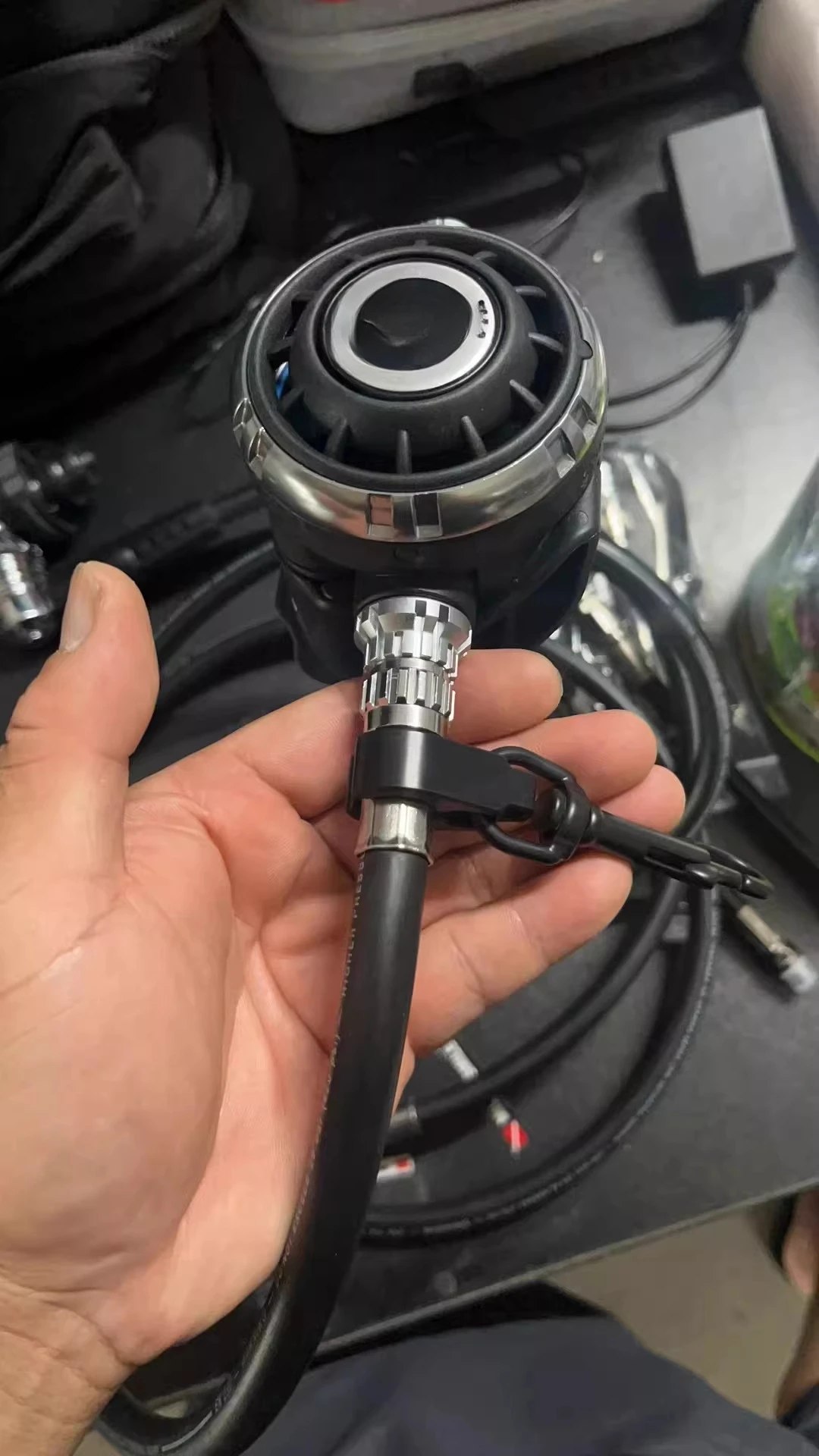 Technical Submarine Long Throat Quick Release Buckle, Can Be Matched with Single Head Hook Pipe Clip, Diving Accessories
