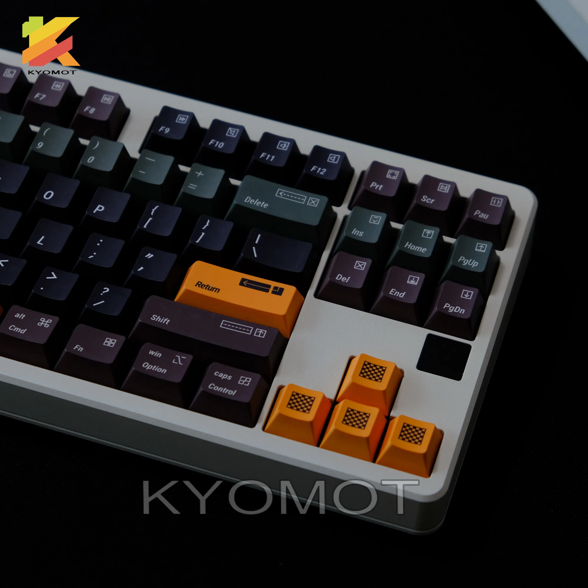 KYOMOT 150 مفاتيح الرنين R2 موضوع كيكابس الكرز الشخصي PBT صبغ الفرعية Keycap DIY بها بنفسك ألعاب MX التبديل قبعات لوحة المفاتيح الميكانيكية