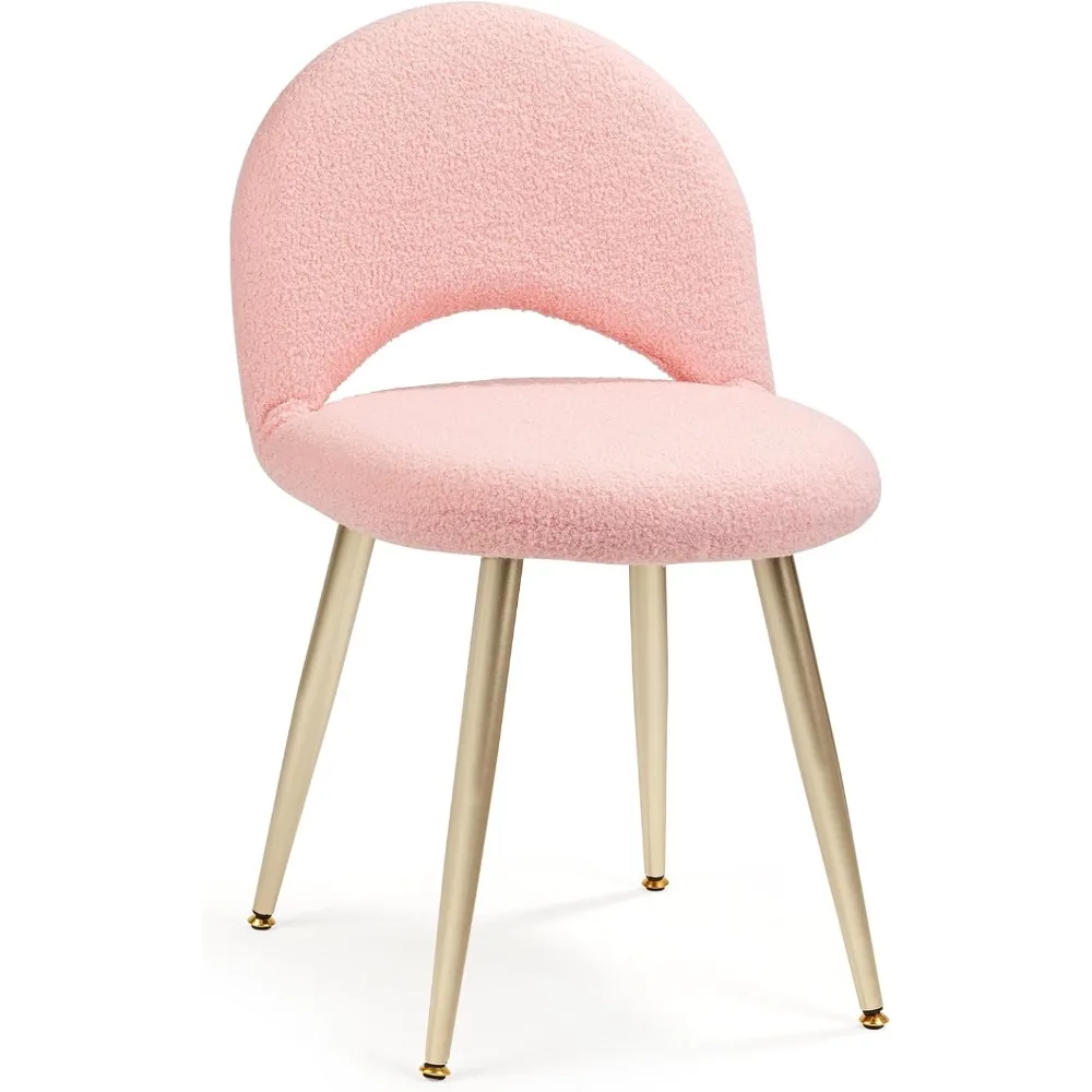 

Chair with Adjustable Backrest Vanity Stool with Back Multifunction Armless Chair for Dressing Home Office Kitchen Dinnin