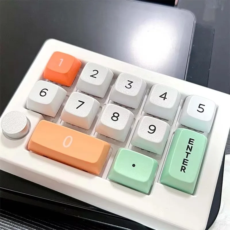 W908 Gaming Mechanical Keyboard 12keys 2.4G/BT/Wired Macro Programming Full-Key Hot-Swap RGB Backlight E-Sports Office Keyboard