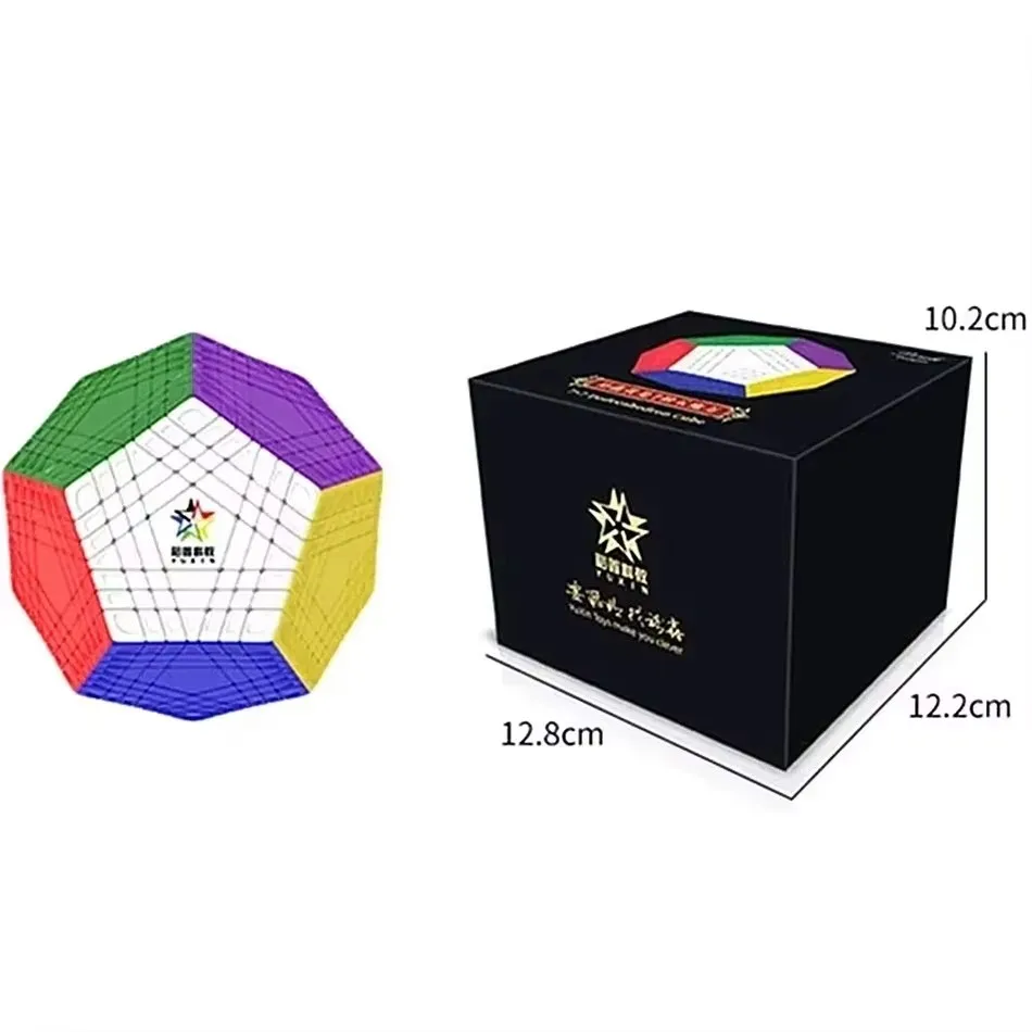 YuXin HuangLong 4x4 5x5 6x6 7x7 Megaminx Cube Puzzle maître Kilominx Gigaminx Teraminx Cubo Magico jouets éducatifs Puzzle