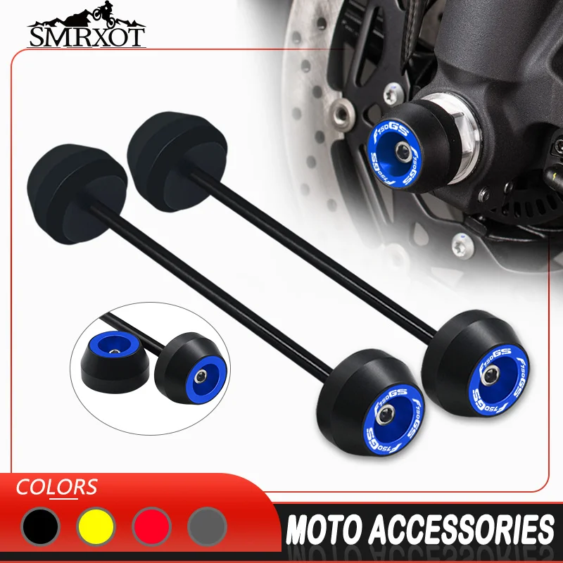 Eixo da roda dianteira e traseira do garfo Bater Sliders, Falling Protector Pad, Acessórios para motocicletas BMW F750GS, F750 GS, 2019-2024