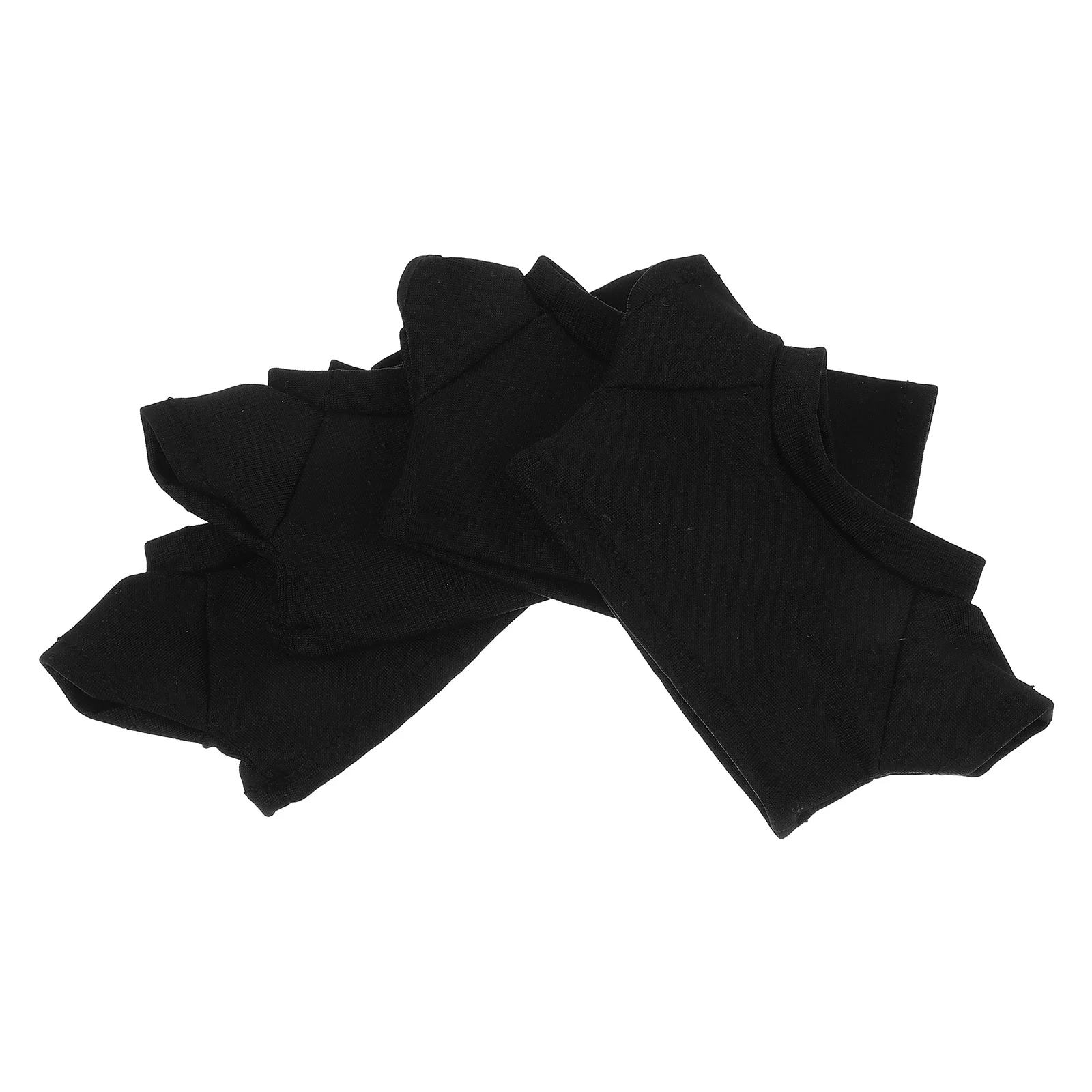 

4 Pcs Toys Bear Costume Clothes DIY Shirt Accessories Figures Black Stuffed Animal Bears Clothing