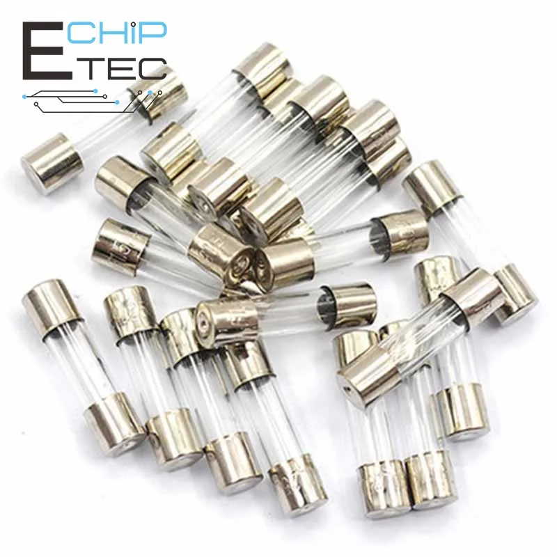 

100pcs 5*20mm 0.5A 1A 2A 3A 4A 5A 10A 15A 20A 25A 30A 250V Fast Blow Glass Tube Fuse