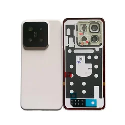 Back Cover For Xiaomi mi 14 Pro 14 Ultra 5G Battery Glass Rear Door Lid Case Panel Housing + Camera Lens + Adhesive Replacement