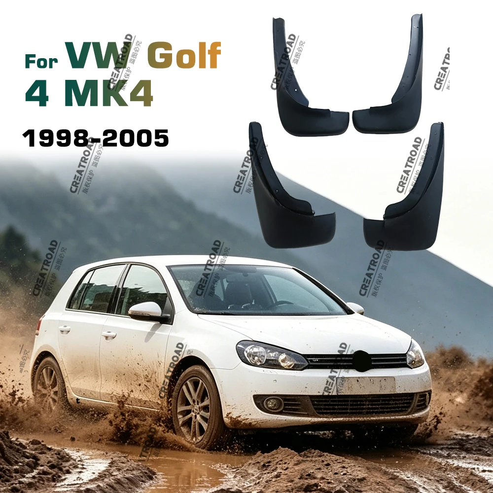 For Volkswagen VW Golf 4 Mk4 1998-2005 Fender Mudflaps Splash Guards Mudguards Mud Flaps car Accessories