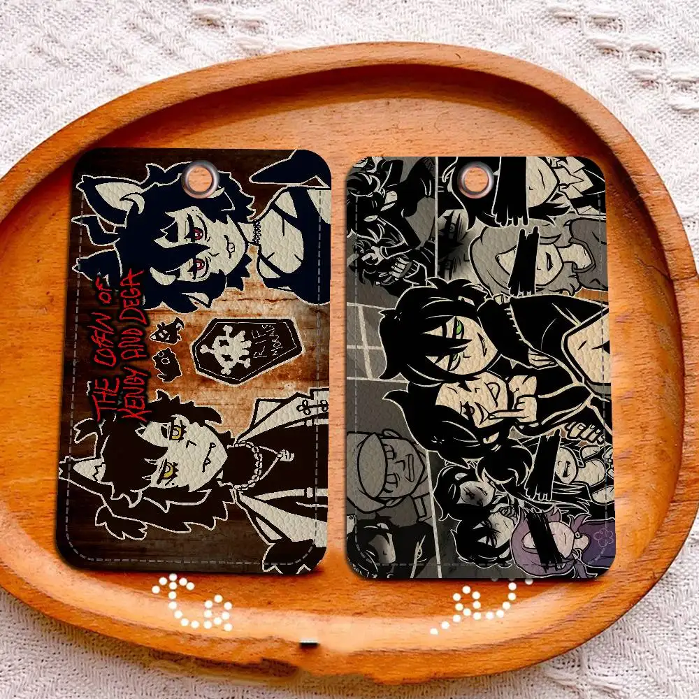 

T-the Coffin Of A-andy And Leyley Anime 1 шт., держатель для карт из искусственной кожи, брелок для ключей, дверной замок, бирки доступа, чехол для удостоверения личности