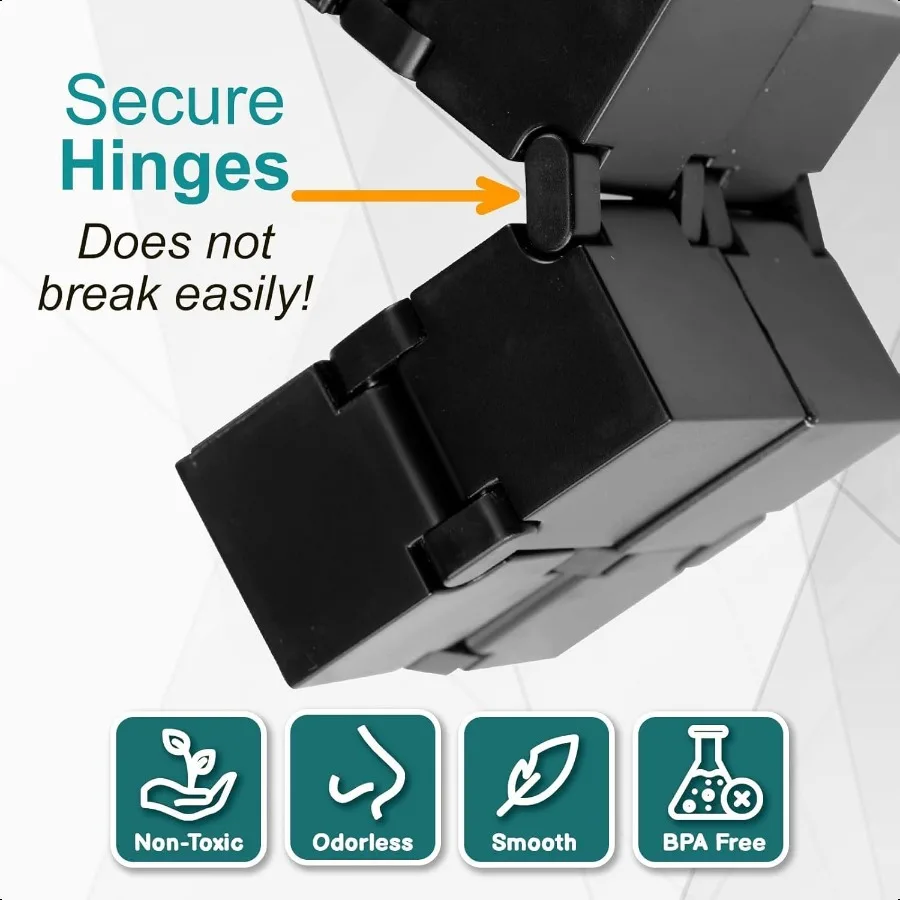 Infinity Cube Sensory Fidget Toy EDC Fidgeting Game for and Adults Cool Mini Gadget Best for Str and Anxiety Relief and Kill Ti