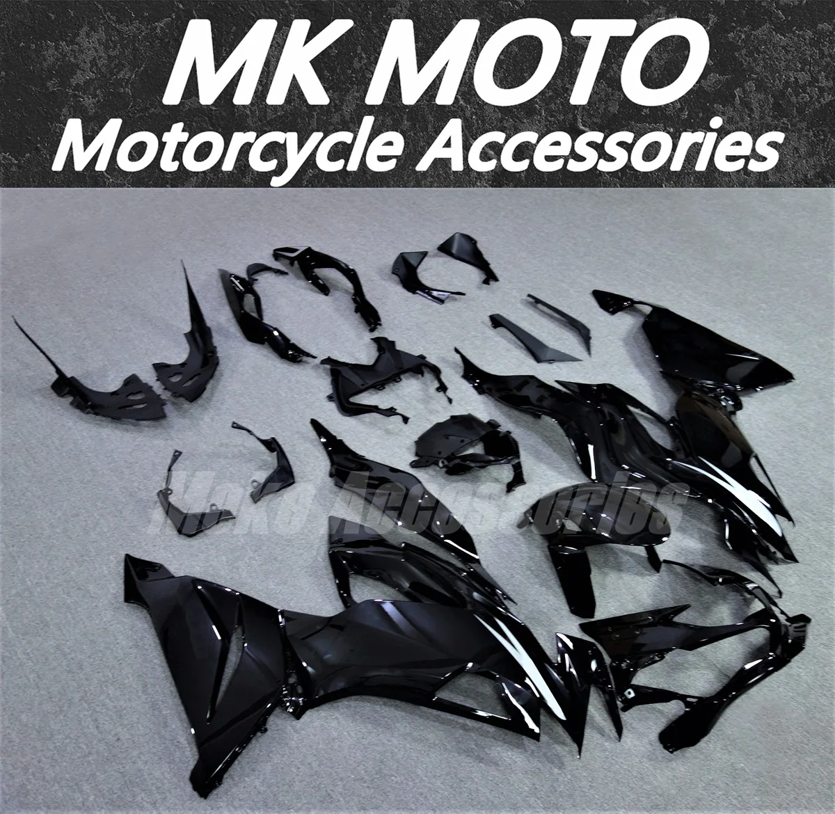 Moke motors Fairings Kit Fit For zx-6r 2019 2020 2021 2022 2023 636 19 20 21 22 23 Bodywork Set High Quality Ninja black