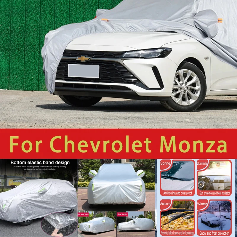 

For Chevrolet Monza Outdoor Protection Full Car Covers Snow Cover Sunshade Waterproof Dustproof Exterior Car accessories