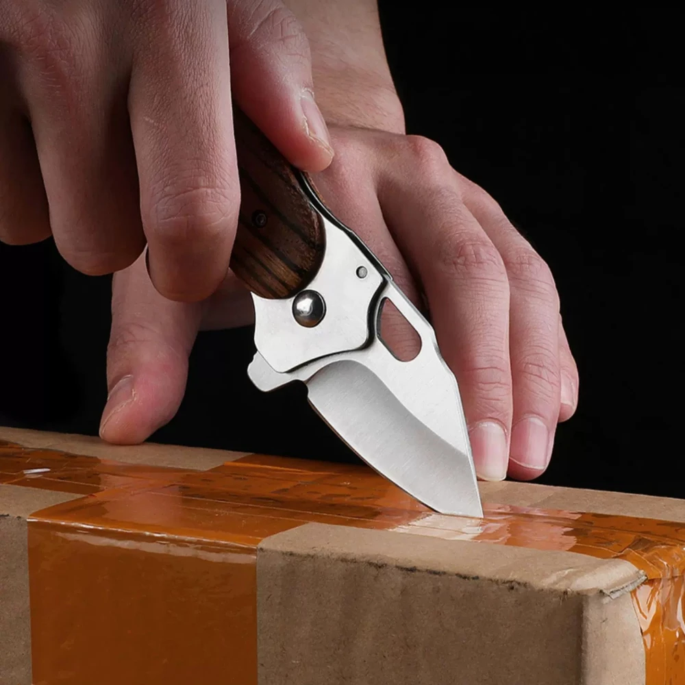 Sharp High Hardness Outdoor Keychain Knife Folding Fruit Knife Camping Pocket Knife Household Multifunctional Mini Pocket Knife - view 4
