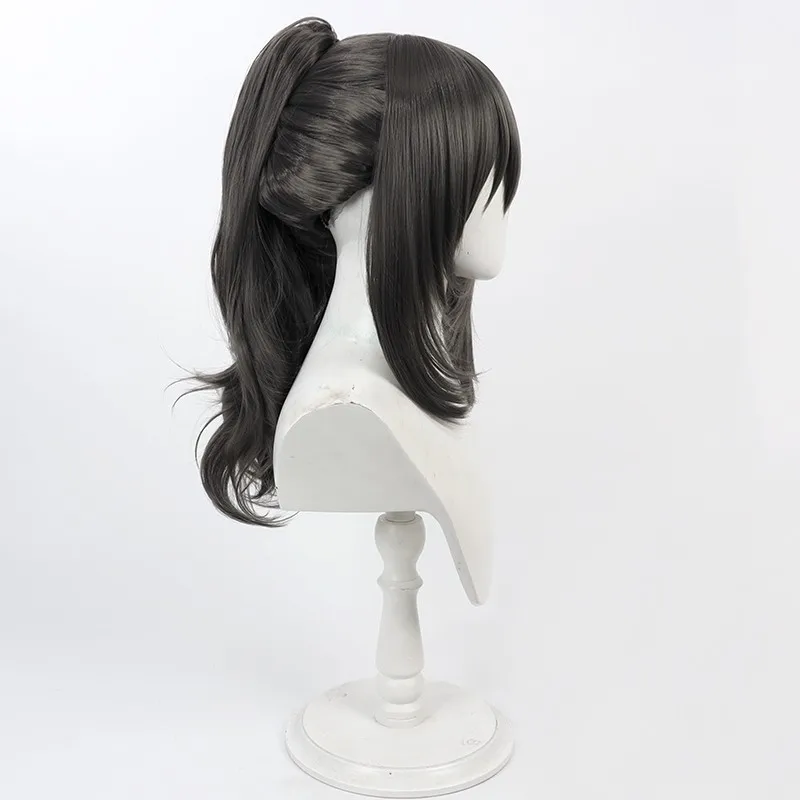 Anime Honkai: 스타 레일 여성 개척자 스타 코스프레 가발 할로윈 카니발 파티 소품 합성 머리 + 가발 모자