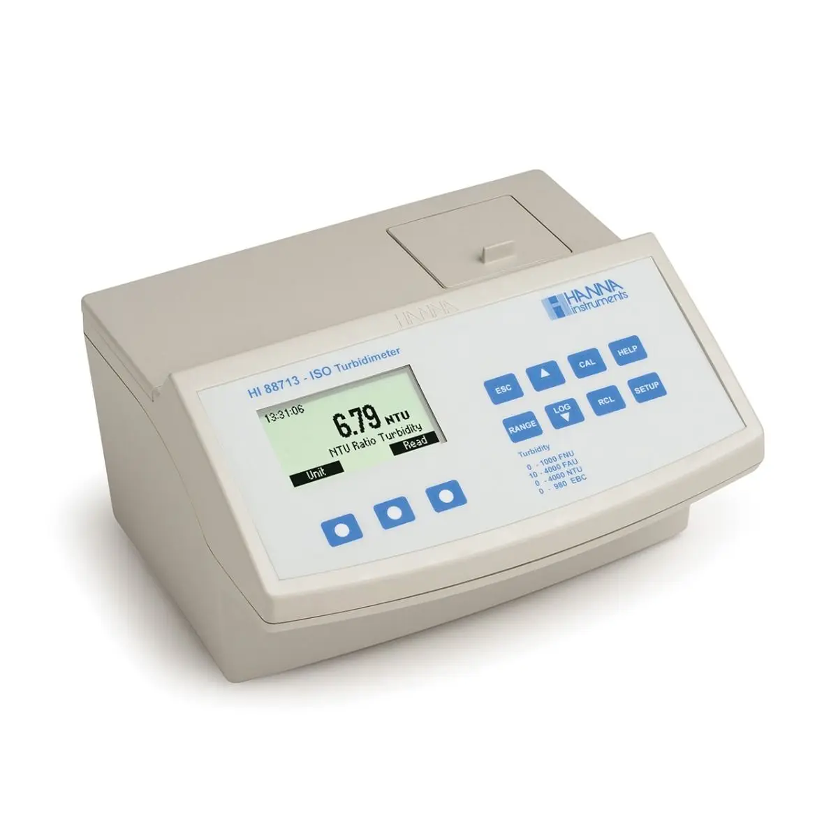 HANNA HI88713 ISO 7027 Compliant Benchtop Turbidity Meter Microcomputer multi-range turbidimeter