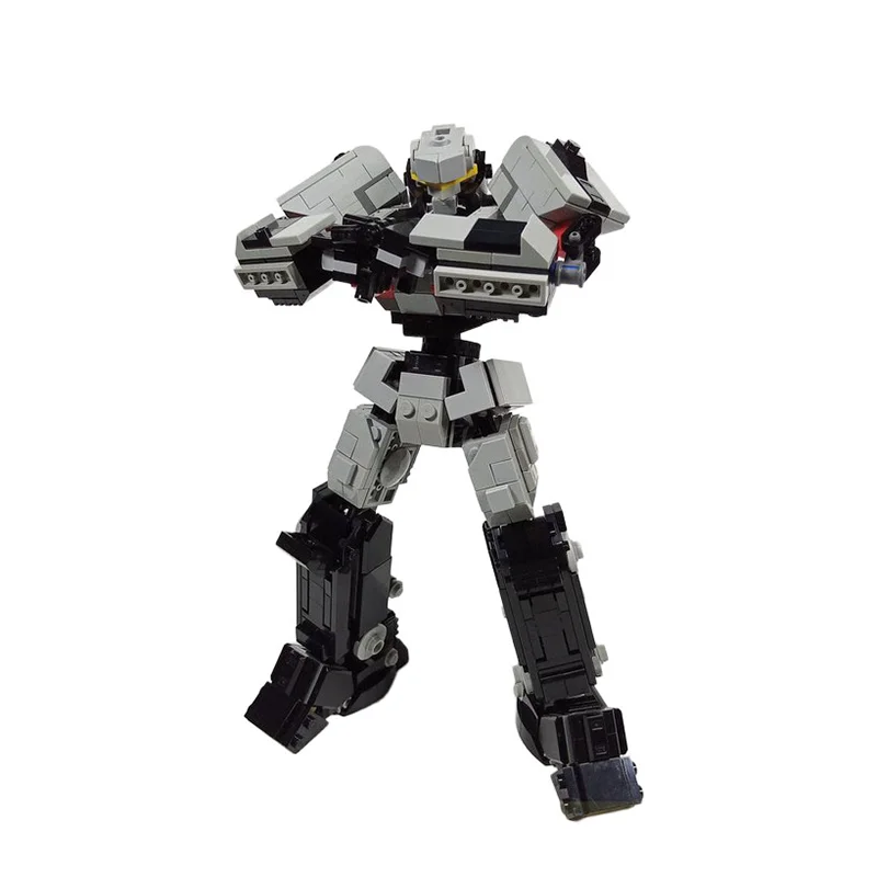 635pcs MOC Icons Cogged Form D-16 Megatron - Transforming Robot One Model Building Blocks Christmas Gifts Collection 3D Idea