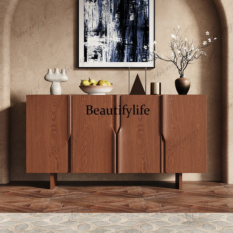 

Entrance Cabinet Retro Sideboards Wine Cabinet High-end Modern Living Room Sideboards Storage Locker Household Furniture
