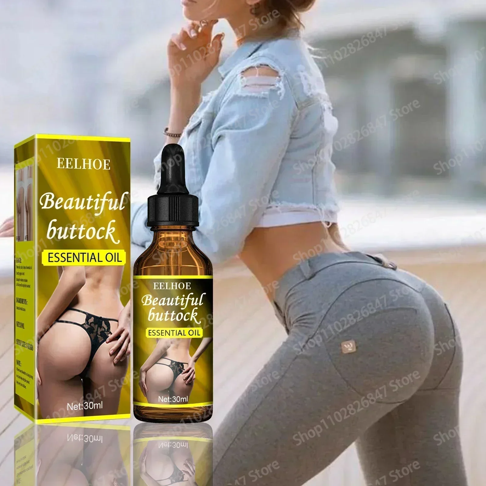 Fast Growth Butt Enhancer หน้าอก Body เซ็กซี่ Care สําหรับผู้หญิงยกสะโพก Butt Enhancement Serum