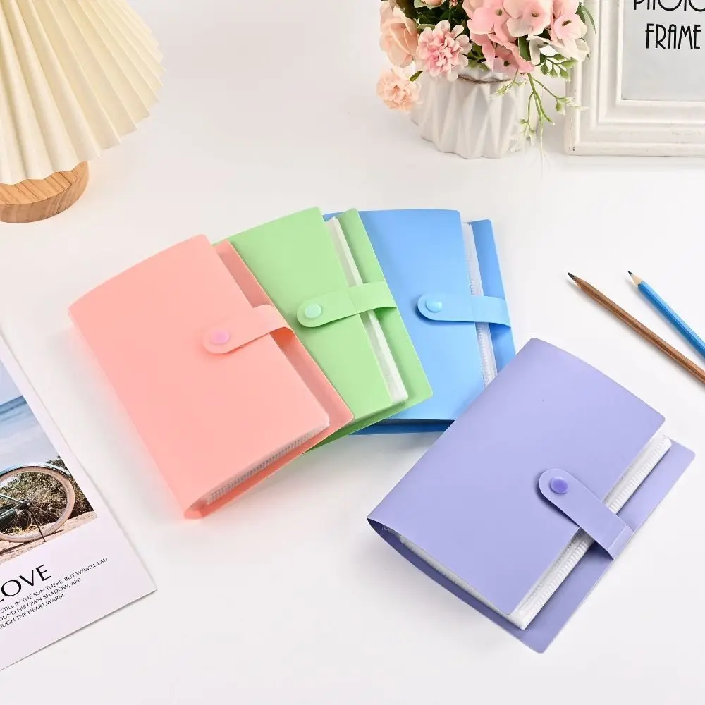 Large-capacity 100 Bills Collection Album Korean Style Waterproof Pocket Storage Book Inner Leaf Dustproof Ticket Card Book