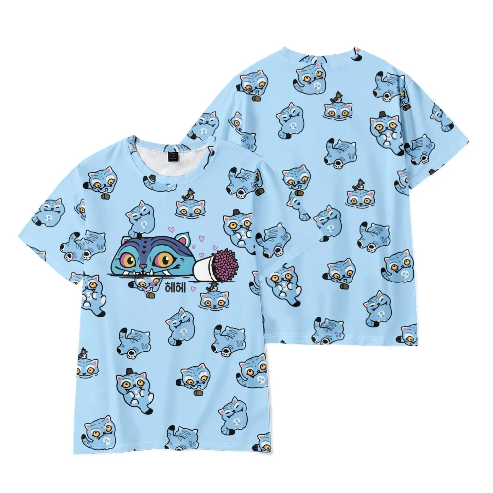 

KPop Demon Hunters Official Licensed Print T-Shirt - Unisex Short Sleeve Summer Tee for Adults & Kids, Anime Cartoon Cotton Top