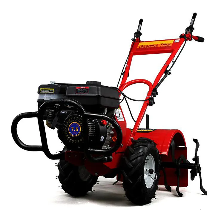 Gasoline 7.5HP Micro Cultivator Orchard Weeding And Weeding Machine Small Cultivator Hand Rotary Cultivator