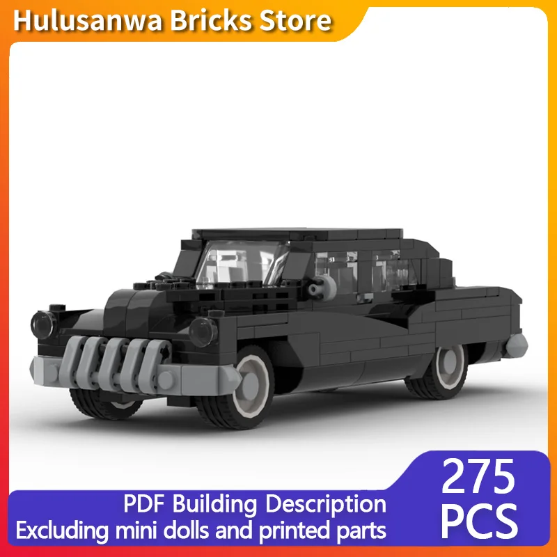 

Speed Racing Car Model MOC Building Bricks Retro Business Coupe Modular Technology Children Holiday Gifts Assemble Toys Suit