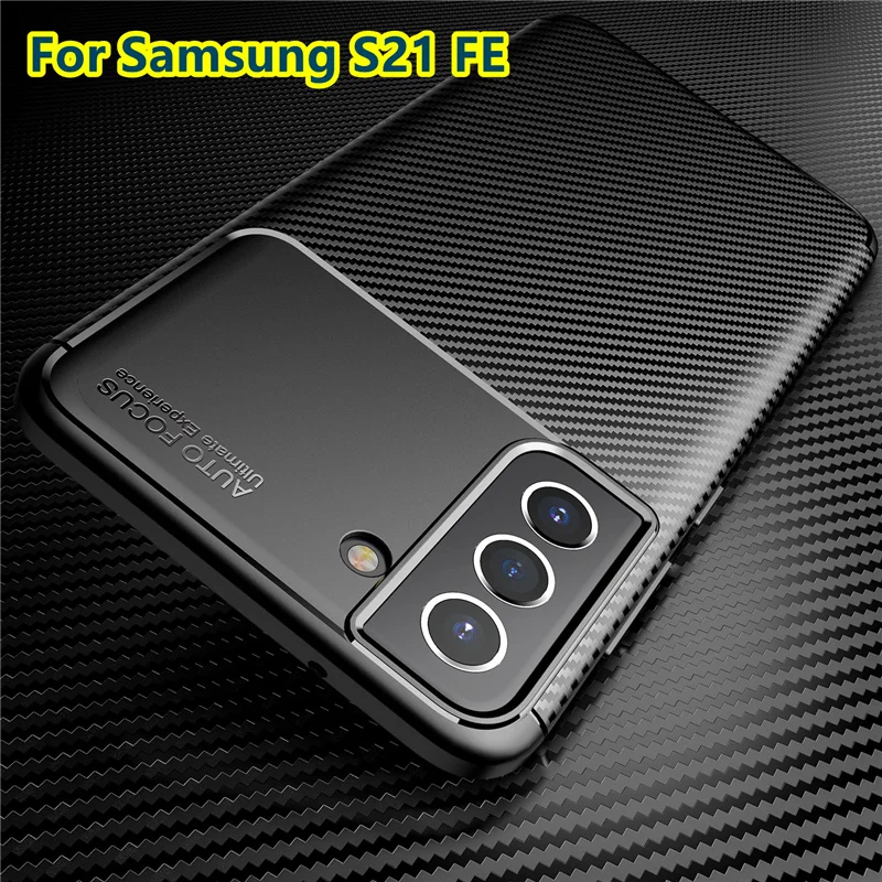 For Cover Samsung Galaxy S21 FE Case For Samsung S21 FE Capas TPU Shockproof Bumper Soft For Fundas Samsung A52 A72 S21 FE Cover