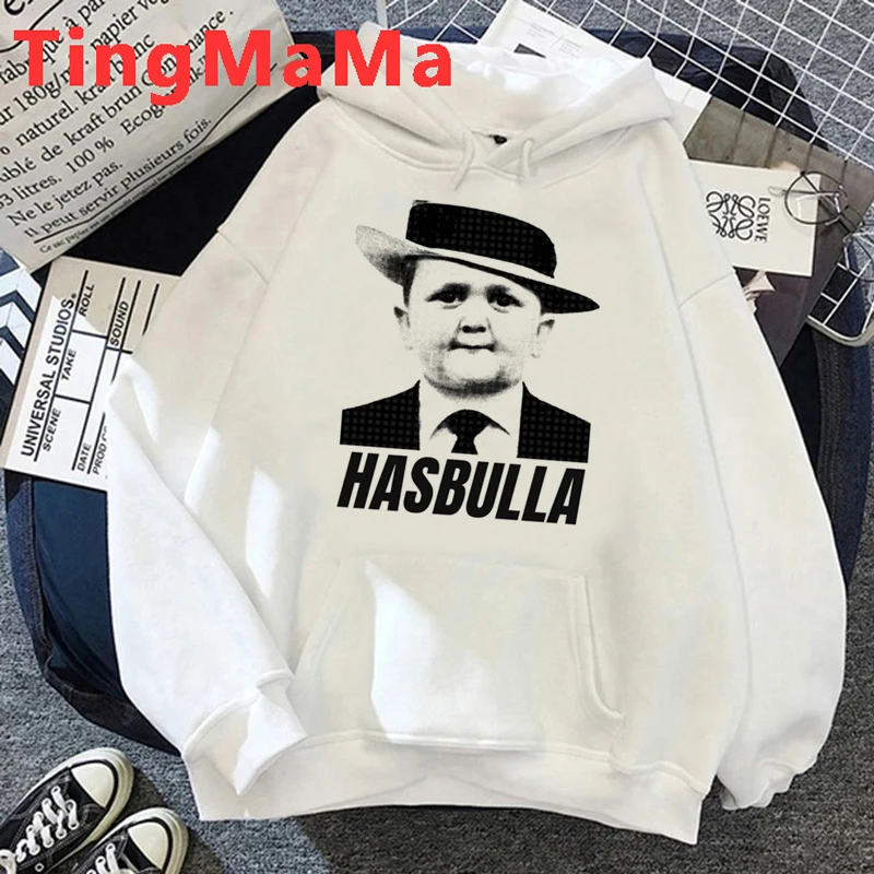 Hot Hasbulla Team Hoodie Men Women Cartoon Print Unisex Streetwear Hip Hop Style Autumn Winter Fashion Hip Hop Tops Odzież Męska