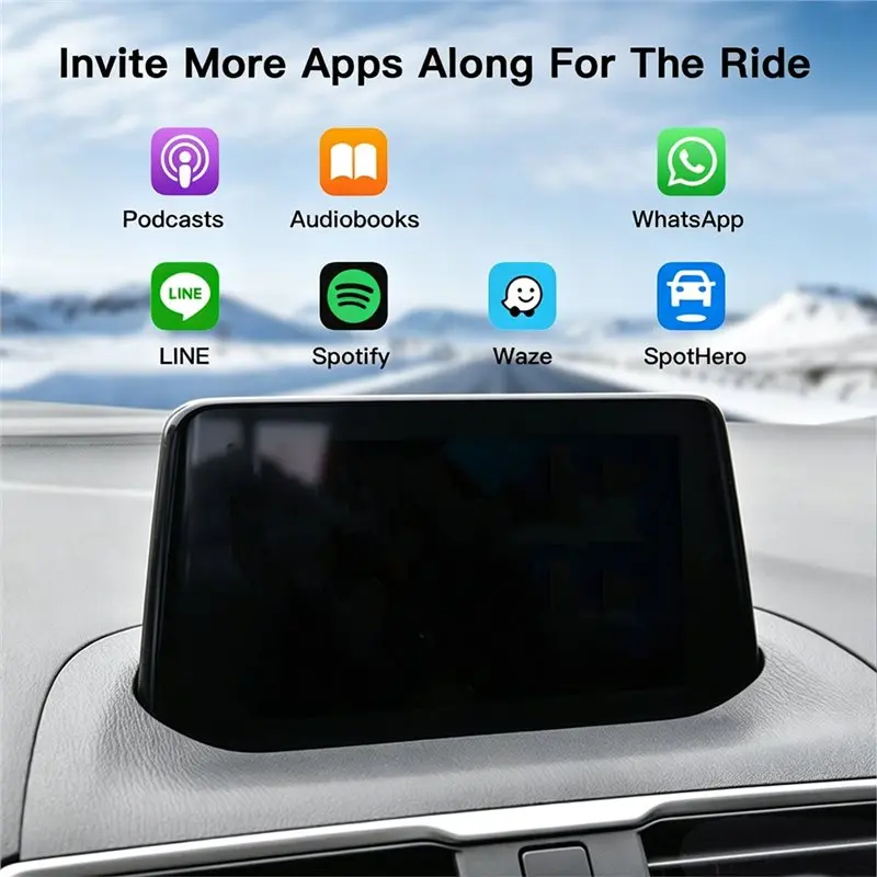Top sale For Retrofit Mazda 2 3 6 CX3 CX5 CX8 CX9 MX5 Demio Kit Type C Carplay Android Auto Adapter USB Hub Adapter Wired