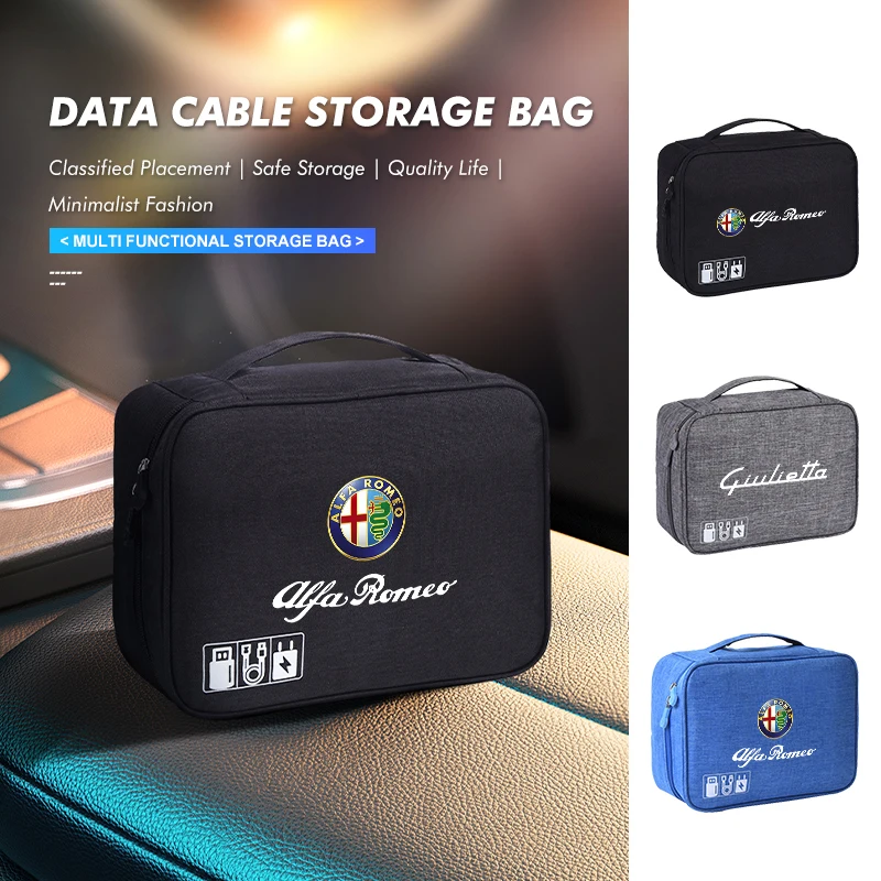 para-alfa-romeo-saco-de-armazenamento-usb-gadget-cabo-a-prova-dwaterproof-agua-organizador-acessorios-gt-stelvio-f1-brera-volante-tonale-gloria-disco