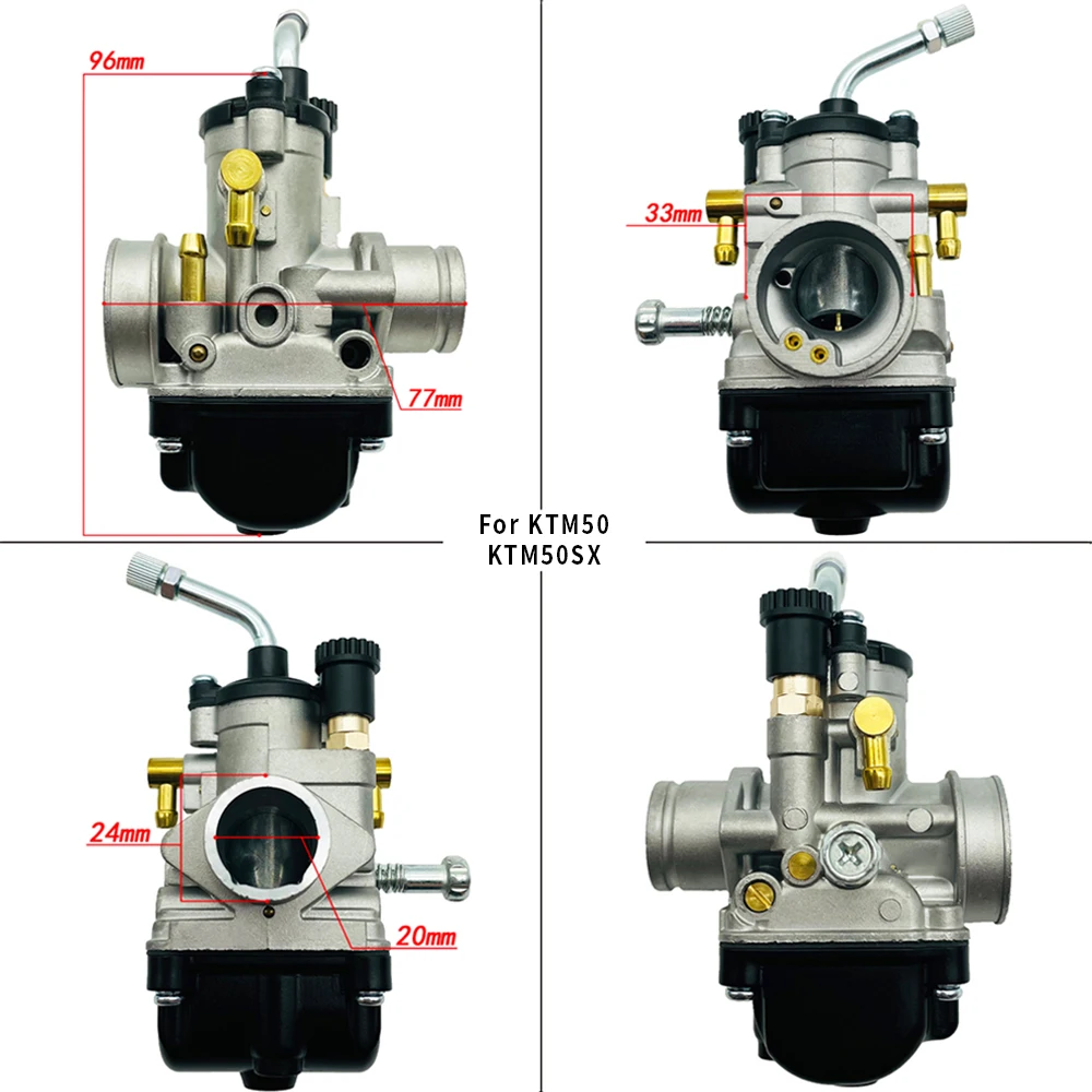 45131001100 Carburetor For Ktm50 Ktm50sx Ktm 50 Sx Pro 50cc Senior Dirt Pit Bike Carb High Performance Dellorto Phbg 19 Bs