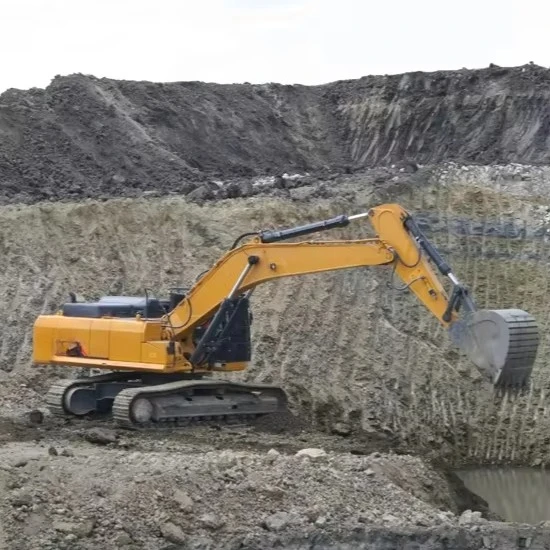 Big Hydraulic Excavator Intelligent Control System High Bucket Capacity Quarry Stone Mining Large Hydraulic Digging Machine