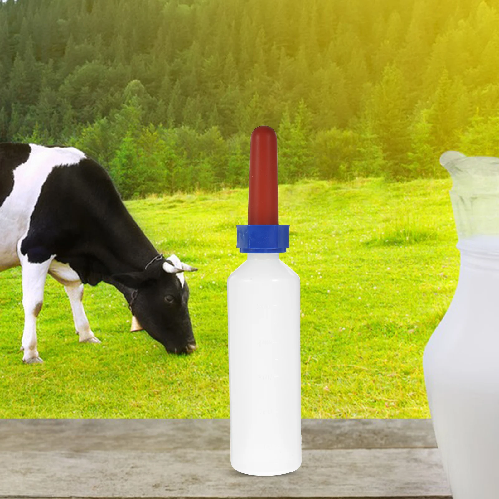 Lamp Milk Feeder Water Bottle Lamb Nursing Bottles Poultry Calf White Plastic Sheep Feeding