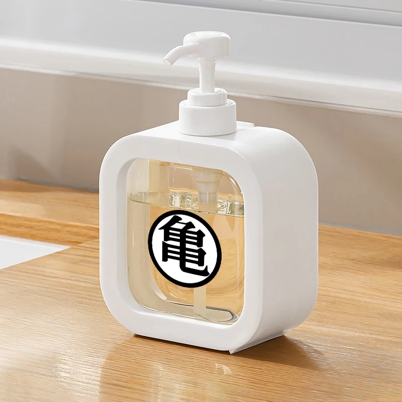300ML Dragoned Ball Creative Transparent Soap Dispensers Refillable Portable Empty Bottle Shower Gel Detergent Dispensing Bottle