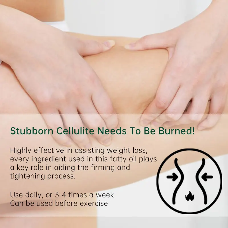 زيت التخسيس المضاد للسيلوليت، فقدان الوزن، حرق الدهون، البطن، التخسيس، تدليك الجسم، العناية بالبشرة