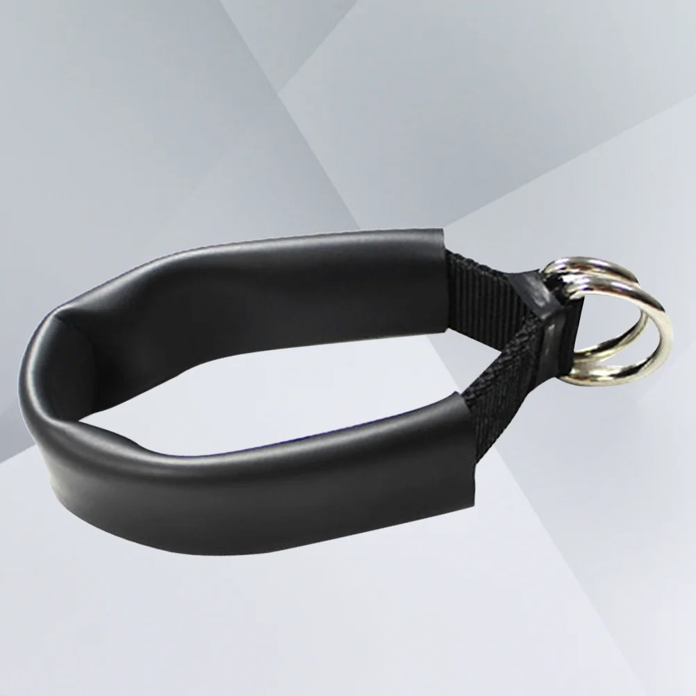 Ankle Straps for Gym Cuffs Band Accessories Cable Machines Black Fitness