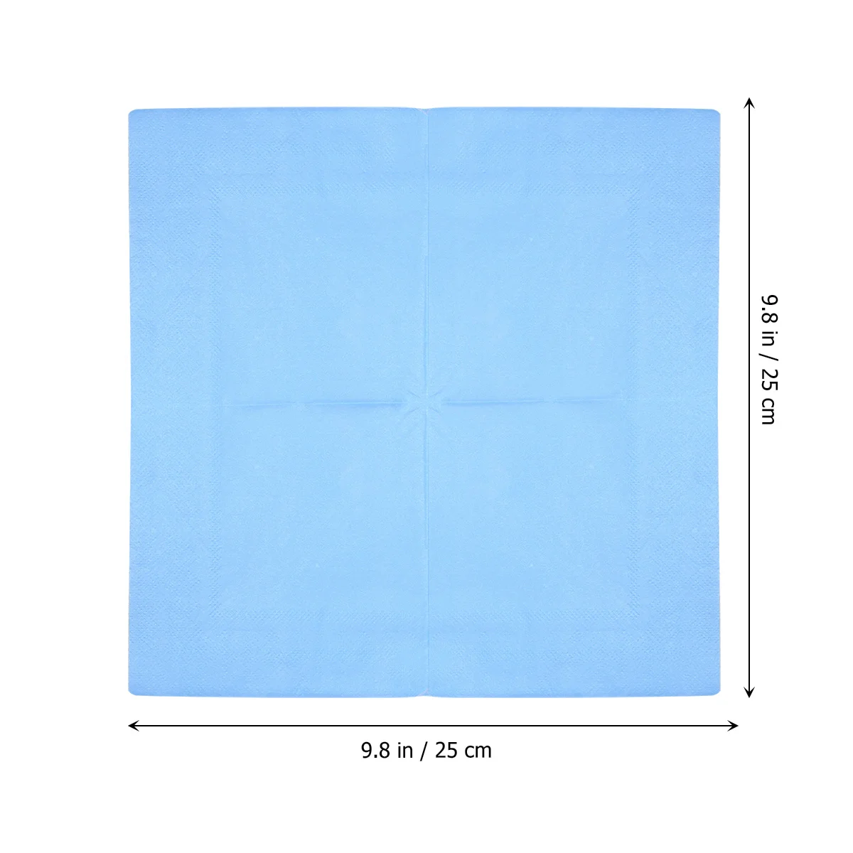 80 Pcs Solid Color Paper Napkins Cocktail Party Paper Towel Square Handkerchief Birthday Party Favors (25x25cm)