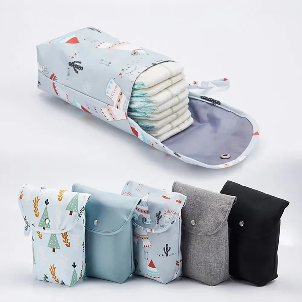 Waterproof Baby Diaper Bag Pouch Nappy Organizer Insert Tote Purse Travel Stroller Carry Bag Reusable Pocket Mummy Storage