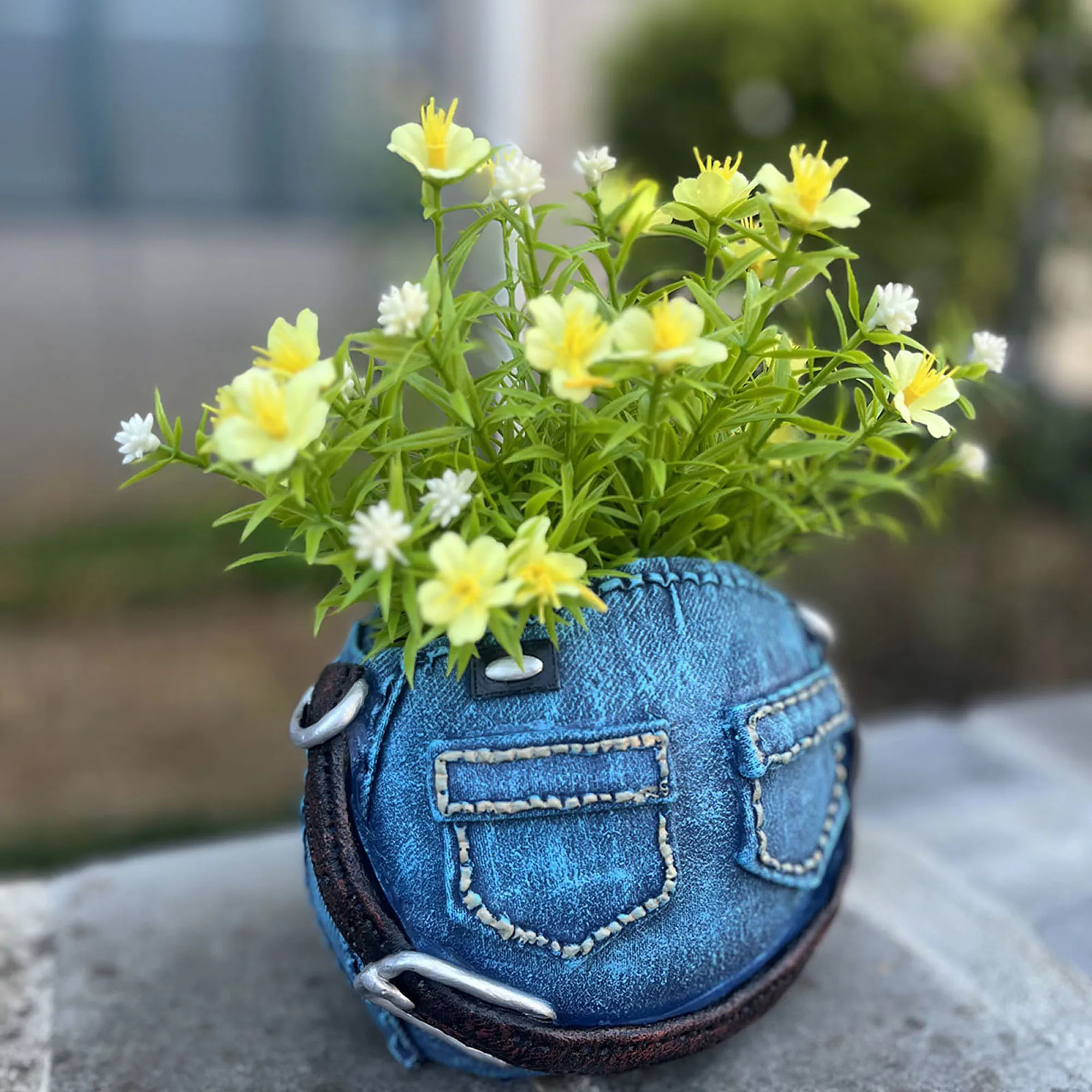 

Милый керамический горшок для кошек, причудливый горшок для животных для суккулентов, домашний уличный садовый декор, подарок для любителей кошек