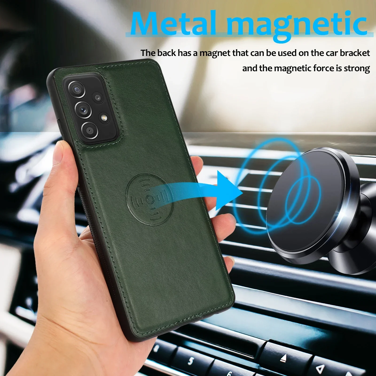 Samsung Galaxy Funda magnetica 2 en 1 con ranura para tarjetas - imagen 2
