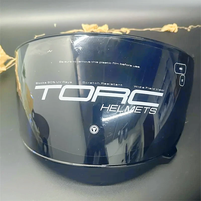 

Retro Motorcycle Helmet For TORC T135 Full Helmet Lens Transparent Black Silver Lenses Capacete De Moto Visors