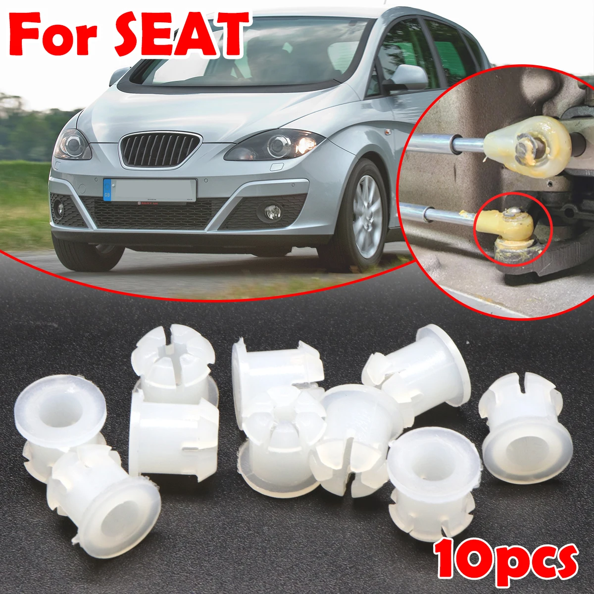 

Manual Transmissions Shifter Cable Bushing Rubber Grommet Clip Shift linkage Rod Repair Kit For SEAT ALTEA CORDOBA IBIZA LEON