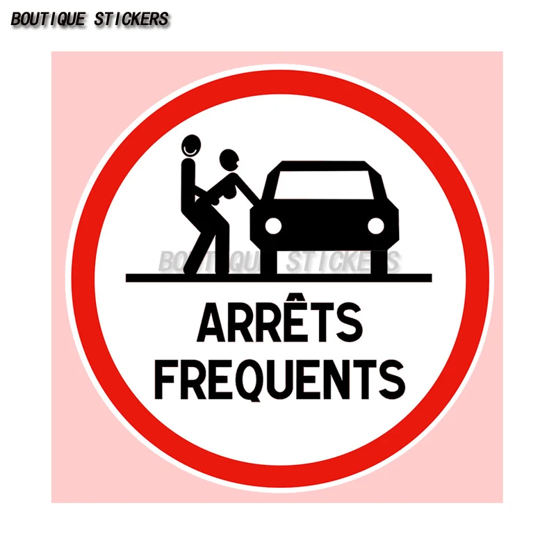 High quality car stickers FREQUENT STOPS SEXY HUMOR FUN DRIFT JDM STICKER STICKER Waterproof and sunscreen PVC stickers