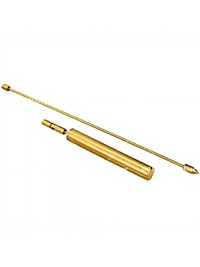 Dowsing Rods 11.8 Inch Copper Practical Handle Divining Rods Tools 2PC for Water Treasure Detection view 5